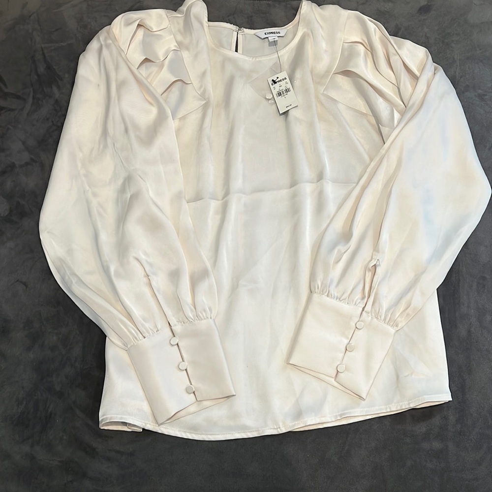 NWT Express silk blouse